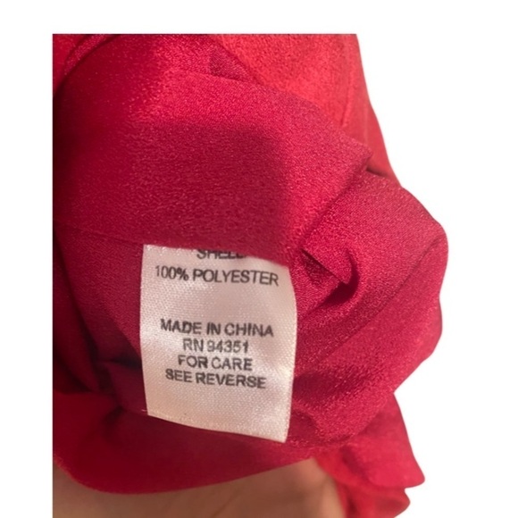 Jade By Melody Tam Pink Dress Short Sleeves Faux Suede size M - Picture 15 of 16